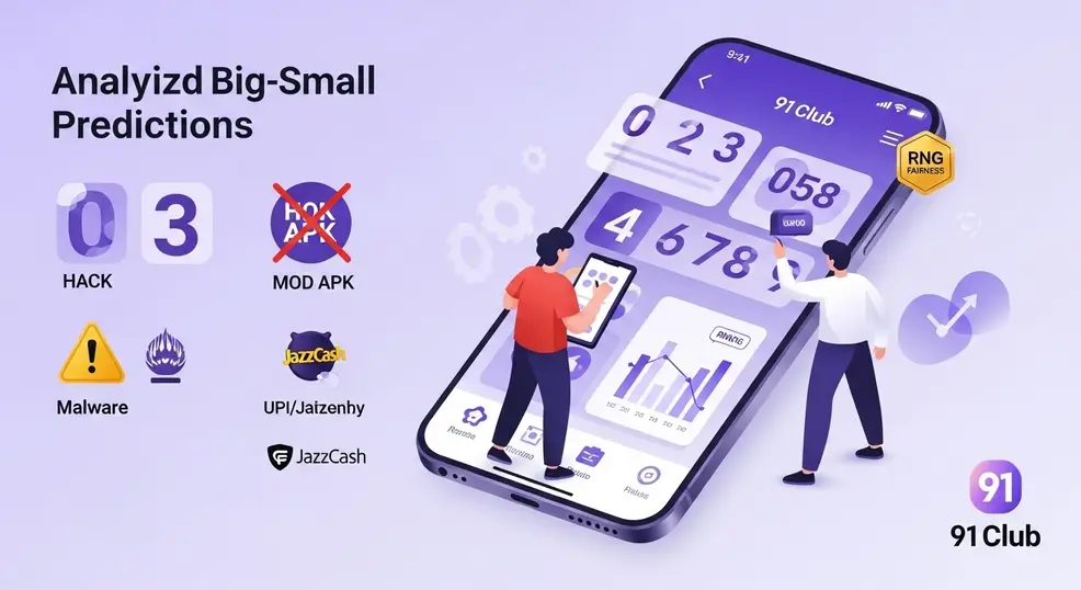 91 Club Hack Big Small results to avoid fake hack scams.