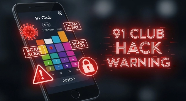 91 Club hack color prediction game screen showing red, green, violet options, timer at 1:45, and ₹100 bet size selected.